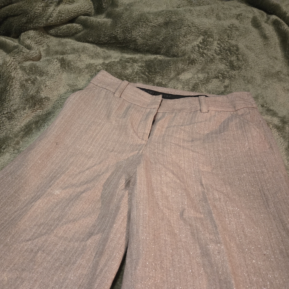 Apostrophe Women's Cream Straight Leg Pants